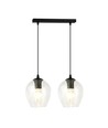 Istar 2 Sort/Transparent pendellampe - Ø14 cm, E27, 230V, uten lyskilde