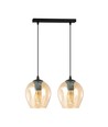 Istar 2 Sort/Amber pendellampe - Ø14 cm, E27, 230V, uten lyskilde