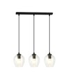 Istar 3 Sort/Transparent pendellampe - Ø14 cm, E27, 230V, uten lyskilde