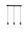 Istar 3 Sort/Transparent pendellampe - Ø14 cm, E27, 230V, uten lyskilde