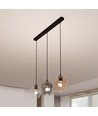 Istar 3 Sort Mix pendellampe - Ø14 cm, E27, 230V, uten lyskilde