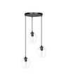 Istar 3 Sort Premium Transparent pendellampe - Ø14 cm, E27, 230V, uten lyskilde