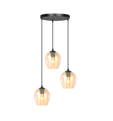 Istar 3 Sort Premium Rav pendellampe - Ø14 cm, E27, 230V, uten lyskilde