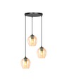Istar 3 Sort Premium Rav pendellampe - Ø14 cm, E27, 230V, uten lyskilde