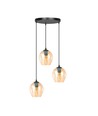 Istar 3 Sort Premium Rav pendellampe - Ø14 cm, E27, 230V, uten lyskilde