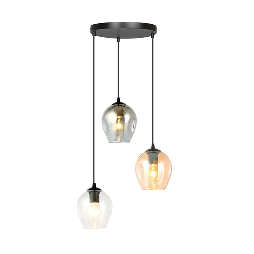 Istar 3 Svart Premium Mix pendellampe - Ø14 cm, E27, 230V, uten lyskilde