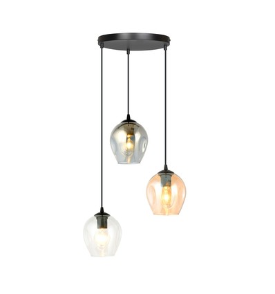 Istar 3 Svart Premium Mix pendellampe - Ø14 cm, E27, 230V, uten lyskilde