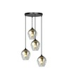 Istar 4 Sort Premium Grafitt pendellampe - Ø14 cm, E27, 230V, uten lyskilde