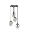 Istar 4 Sort Premium Grafitt pendellampe - Ø14 cm, E27, 230V, uten lyskilde