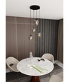 Istar 4 Sort Premium Grafitt pendellampe - Ø14 cm, E27, 230V, uten lyskilde