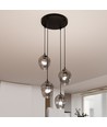 Istar 4 Sort Premium Grafitt pendellampe - Ø14 cm, E27, 230V, uten lyskilde