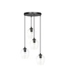 Istar 4 Sort Premium Transparent pendellampe - Ø14 cm, E27, 230V, uten lyskilde