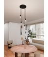 Istar 4 Sort Premium Transparent pendellampe - Ø14 cm, E27, 230V, uten lyskilde