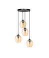 Istar 4 Sort Premium Rav pendellampe - Ø14 cm, E27, 230V, uten lyskilde.