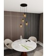 Istar 4 Sort Premium Rav pendellampe - Ø14 cm, E27, 230V, uten lyskilde.