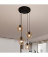 Istar 4 Sort Premium Rav pendellampe - Ø14 cm, E27, 230V, uten lyskilde.