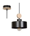 Tuniso 1 Svart pendellampe - E27, 230V, uten lyskilde
