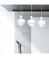 Tuniso 3 Hvit pendellampe - E27, 230V, uten lyskilde