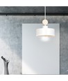 Tuniso 1 Hvit pendellampe - E27, 230V, uten lyskilde