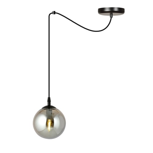 Gigi 1 Sort/Graphite pendellampe - Ø14 cm, E14, 230V, uten lyskilde