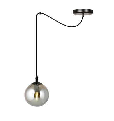 Gigi 1 Sort/Graphite pendellampe - Ø14 cm, E14, 230V, uten lyskilde