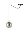 Gigi 1 Sort/Graphite pendellampe - Ø14 cm, E14, 230V, uten lyskilde