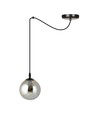 Gigi 1 Sort/Graphite pendellampe - Ø14 cm, E14, 230V, uten lyskilde