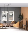 Gigi 3 Sort/Transparent pendellampe - Ø14 cm, E14, 230V, uten lyskilde