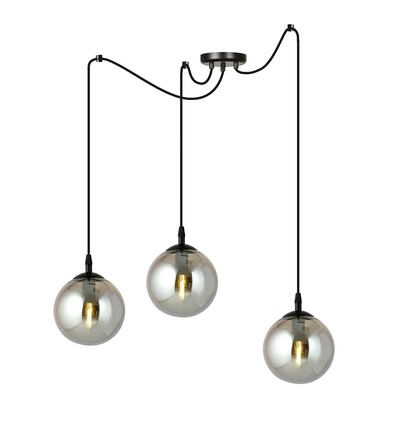 Gigi 3 Sort/Grafit pendellampe - Ø14 cm, E14, 230V, uten lyskilde