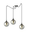 Gigi 3 Sort/Grafit pendellampe - Ø14 cm, E14, 230V, uten lyskilde