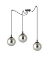 Gigi 3 Sort/Grafit pendellampe - Ø14 cm, E14, 230V, uten lyskilde