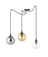 Gigi 3 Sort Mix pendellampe - Ø14 cm, E14, 230V, uten lyskilde.