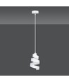 Saga 1 Hvit pendel lampe - E27, 230V, uten lyskilde