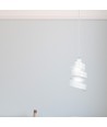 Saga 1 Hvit pendel lampe - E27, 230V, uten lyskilde