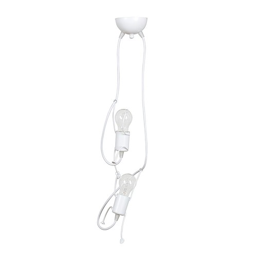Bobi 2 Hvit pendellampe - E27, 230V, uten lyskilde