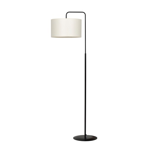Trapo LP1 Sort/Råhvit gulvlampe - Ø35 cm, E27, 230V, uten lyskilde