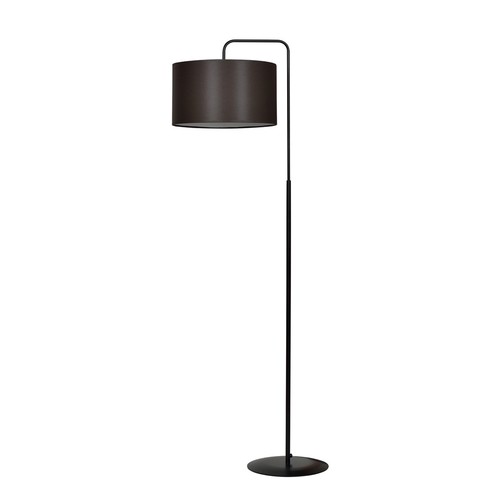 Trapo LP1 Sort/Wenge gulvlampe - Ø35 cm, E27, 230V, uten lyskilde