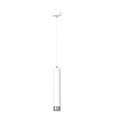 Kibo 1 Hvit/Krom pendelampe - GU10, 230V, uten lyskilde