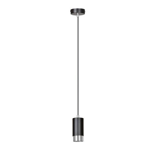 Fumiko 1 Sort/Krom pendellampe - GU10, 230V, uten lyskilde