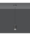 Fumiko 1 Sort/Krom pendellampe - GU10, 230V, uten lyskilde