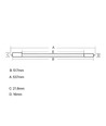 LEDlife T5-51.7 - 7,5W LED-rør, 51,7 cm, 230V direkte/ombygging