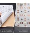 25x25 12W foldbart LED-ark RA94 - 24V DC, IP20