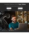 WiFi mottaker til trådløse brytere, 1000W - Smart Home, kompatibel med Alexa/Google Home, IP20 innendørs