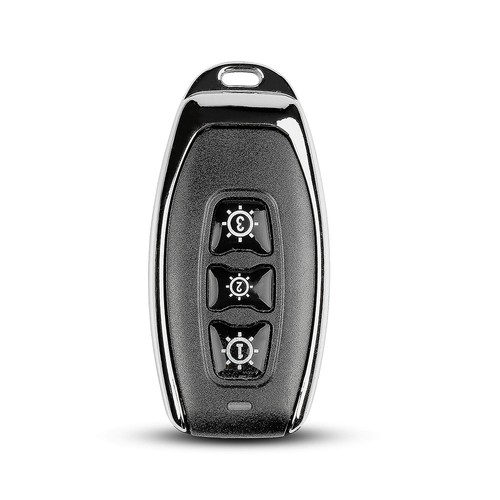 Trådløs 3-trykk kontakt, sort - IP54, 3V, rekkevidde opptil 160m, til V-TAC Smart Light / RF mottaker