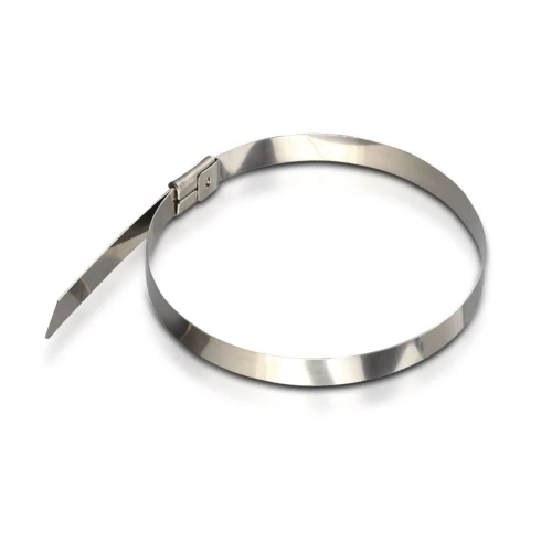 Rustfritt Kabelbinder, 100 stk pose - Bredde 4,6mm, 30 cm