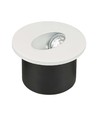 3W Ø7,5cm rund LED innbyggingsspot til trapper - 270lm, 4000K, hvit, hull: Ø6,2 cm