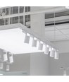 35W 3-faset skinnespot - Hvit, 4000K, 24 grader, COB LED