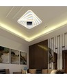 150W LED Smart taklampe med 3D-effekt - 50x50cm, CCT, dimbar, inkl. fjernkontroll