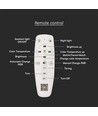 150W LED Smart taklampe med 3D-effekt - 50x50cm, CCT, dimbar, inkl. fjernkontroll