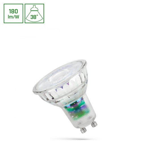 GU10 2,5W LED-pære - 38°, 210lm/W, 230V